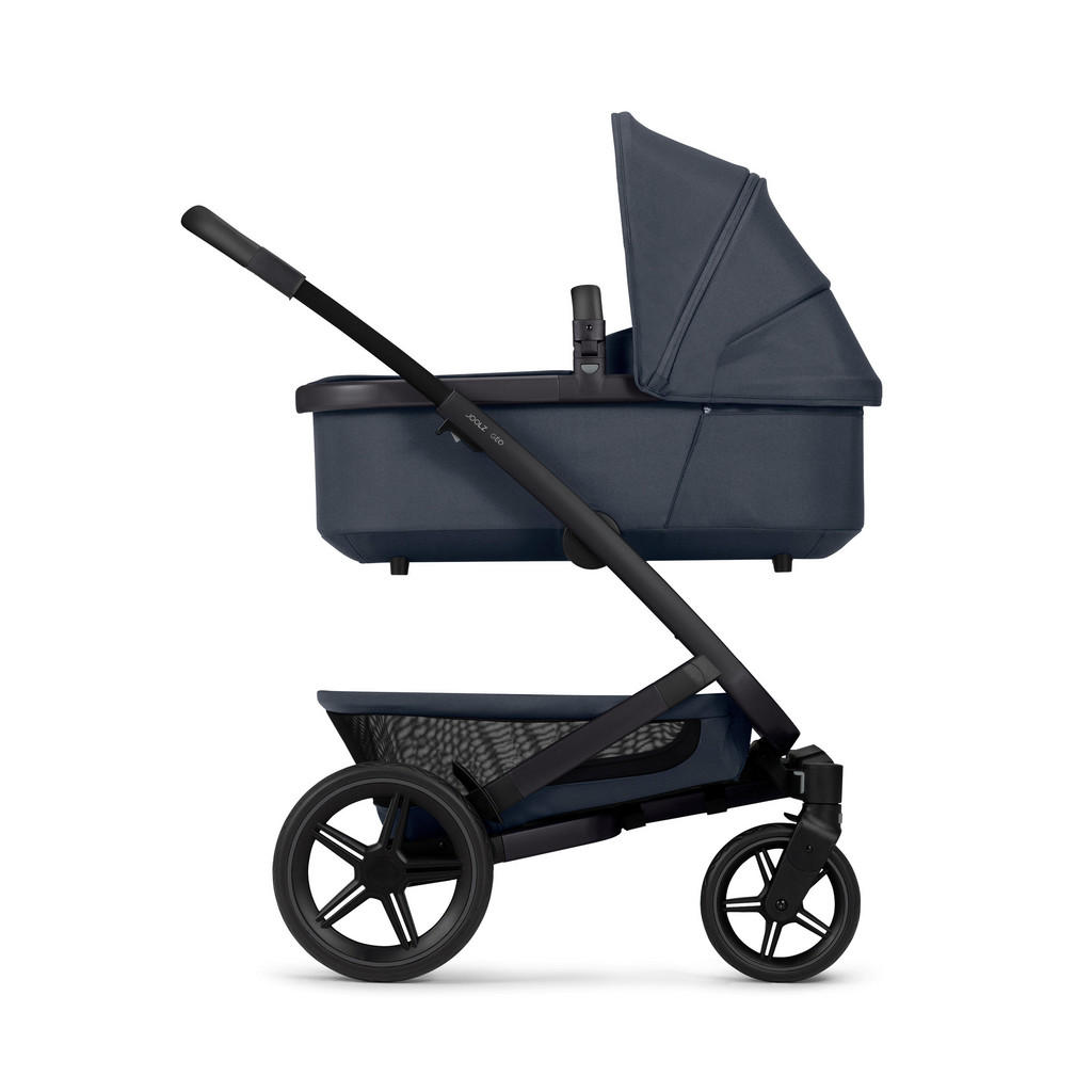 Thumbnail - Joolz Kinderwagenset Geo3 Mono, Dunkelblau, Textil, 60x92-113x77-105 cm, EN 1888, Feststellbremse, Fußstütze abklappbar,...