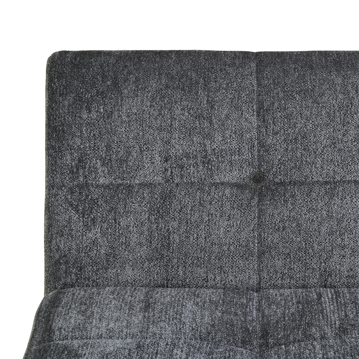 SITZBANK in Metall, Textil Dunkelgrau  - Dunkelgrau/Schwarz, LIFESTYLE, Textil/Metall (140/82/44cm) - MID.YOU