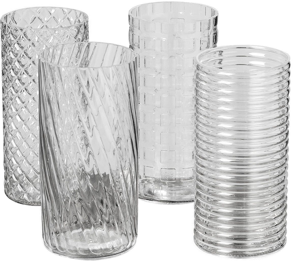 VÁZA, sklo, 24 cm - Basics, sklo (11/24cm)