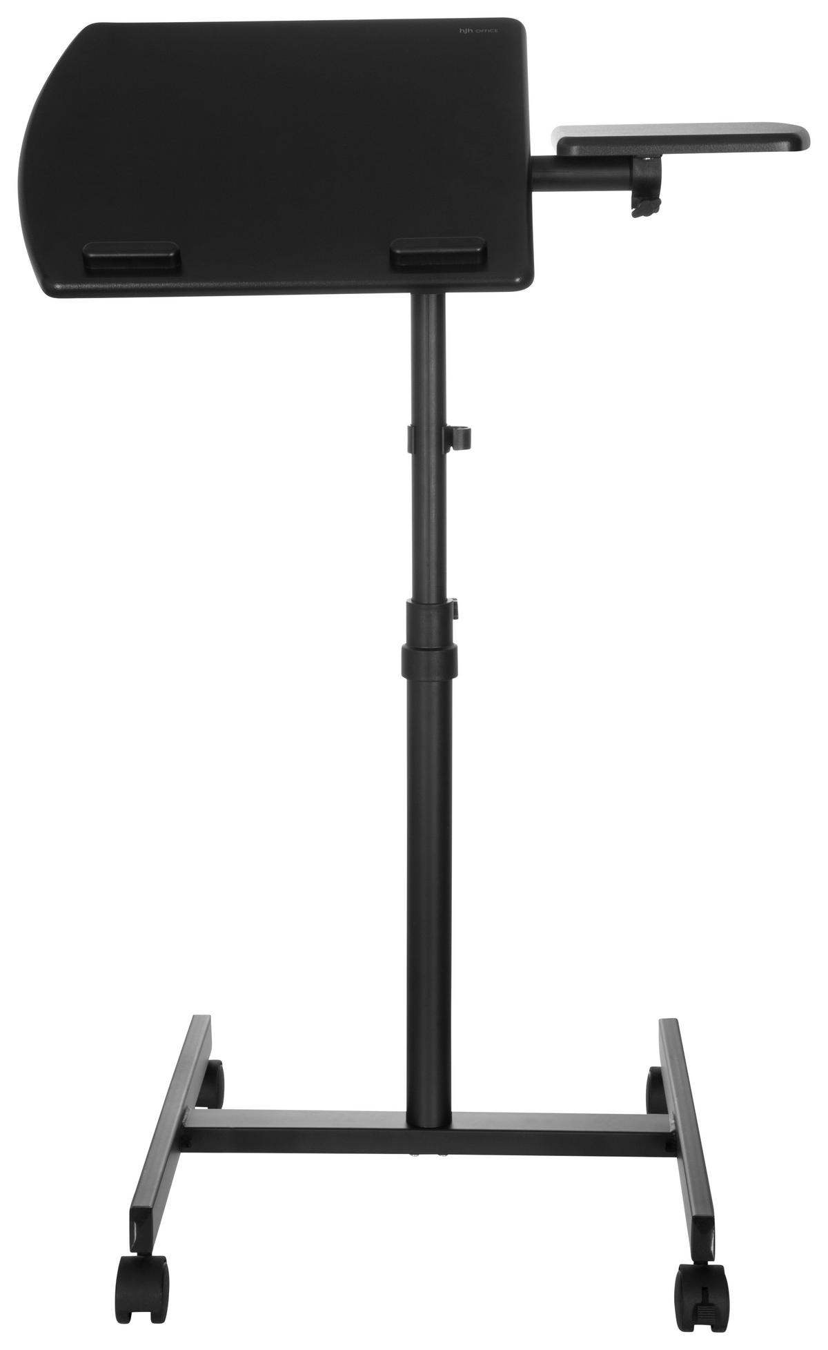 SKRIVBORD  i svart  - svart, Basics, metall/trämaterial (40/44/68,5cm) - MID.YOU