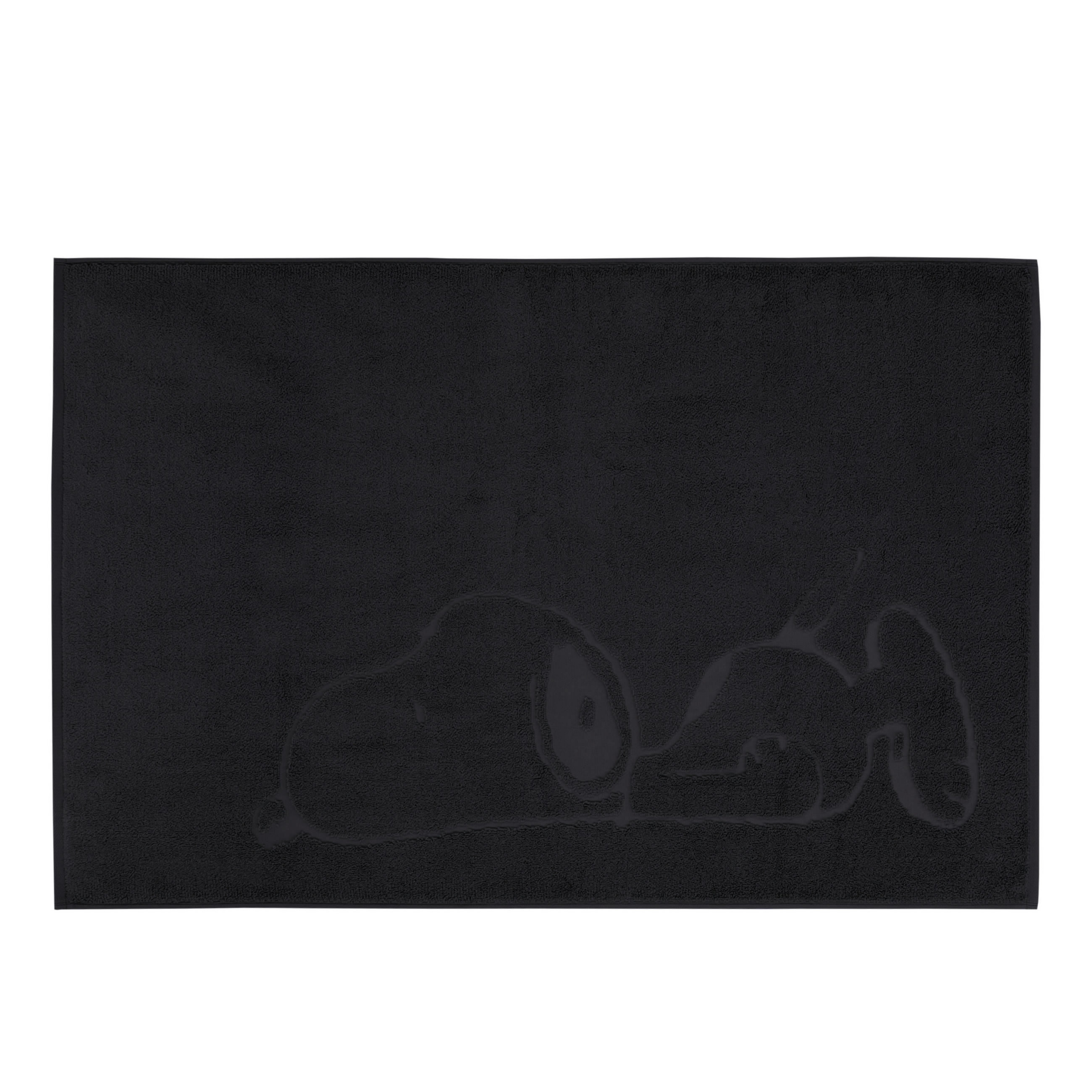 BADTEPPICH Snoopy Dreams Schwarz 60/90 cm  - Schwarz, Basics, Textil (60/90cm) - Vossen