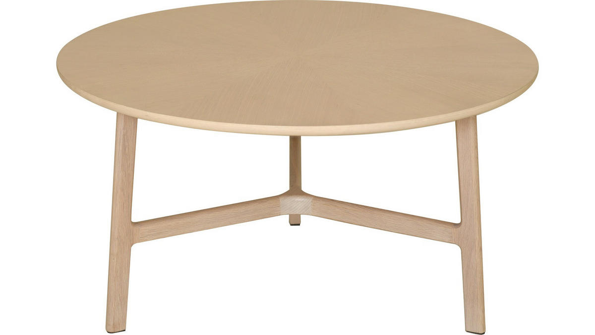 SOFFBORD i trä 85/85/45 cm  - ek Bianco, Design, trä (85/85/45cm) - Best Price