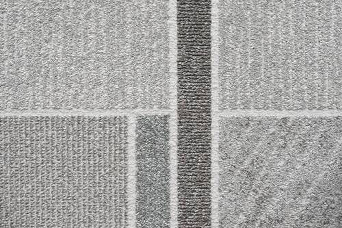 WEBTEPPICH 80/150 cm Valentino Türkis, Hellgrau  - Türkis/Hellgrau, KONVENTIONELL, Kunststoff/Textil (80/150cm)