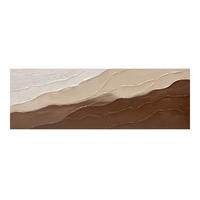 ÖLGEMÄLDE Abstraktes Multicolor 50/150 cm  - Multicolor/Naturfarben, Trend, Holzwerkstoff/Textil (50/150cm) - Monee