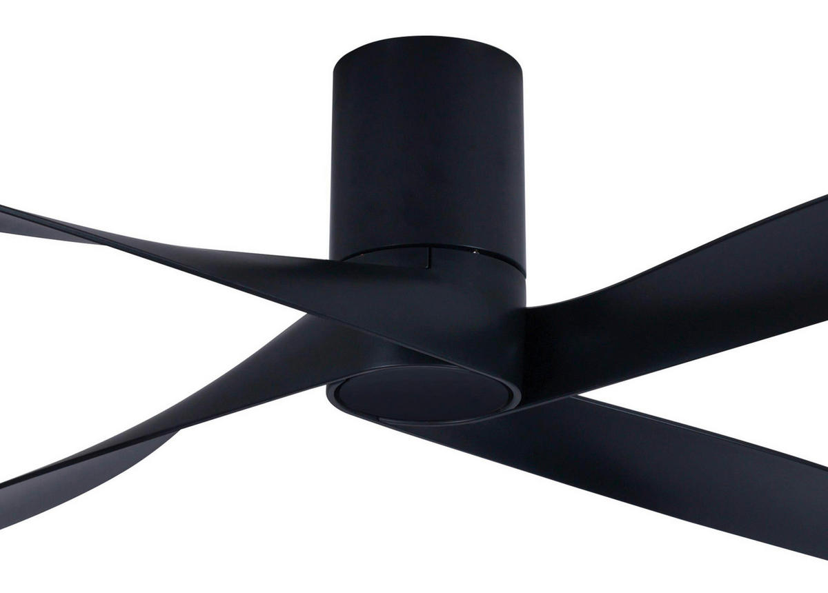 DECKENVENTILATOR 132 cm  - Schwarz, Trend, Kunststoff (132cm) - P & B