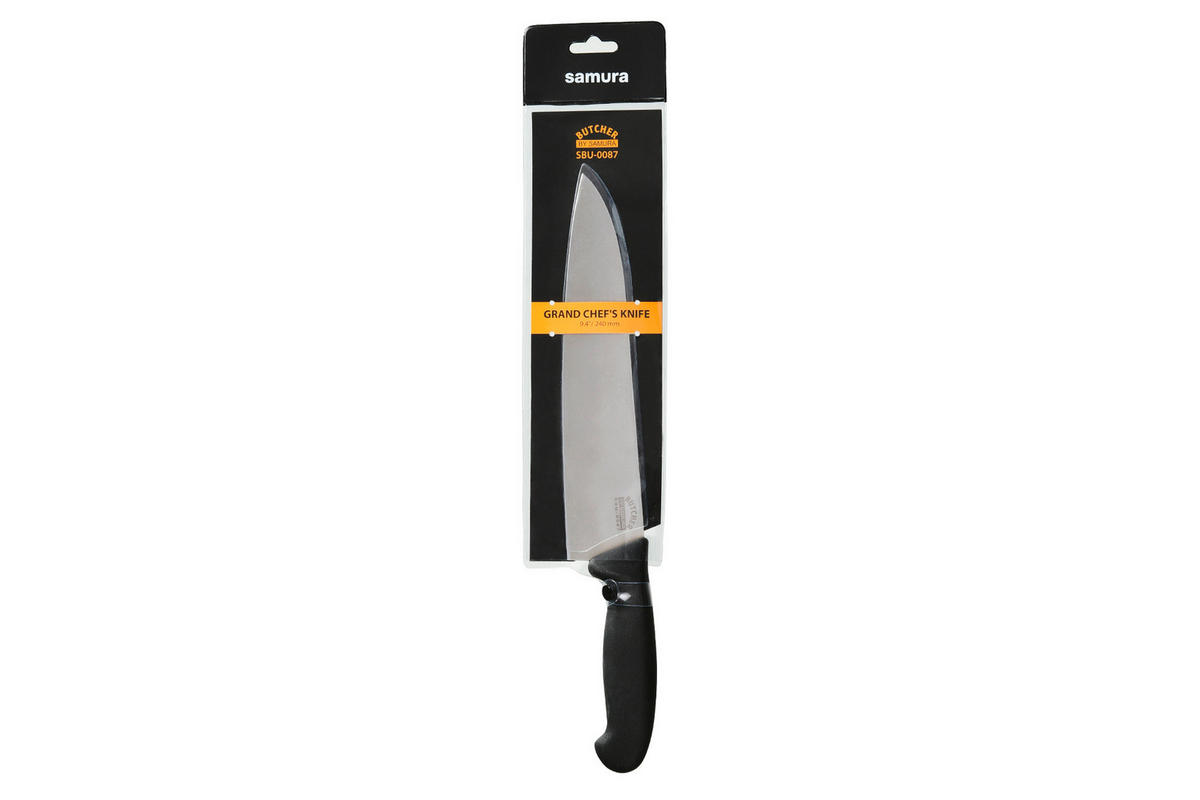 NOŽ KUHINJSKI  BUTCHER 36.8/5/2 cm           oplemenjeni čelik - srebrne boje/crna, Basics, metal/plastika (36.8/5/2cm) - Samura