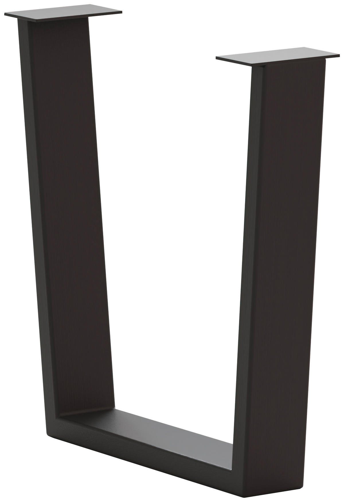 TISCHGESTELL in Metall 73/17/74 cm   - Anthrazit, Design, Metall (73/17/74cm) - Waldwelt