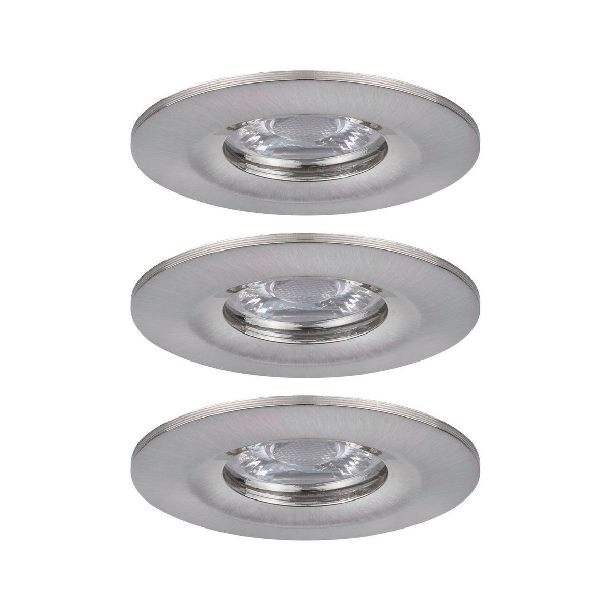 LED-DECKENLEUCHTE 6,5 cm  - Alufarben, Basics, Metall (6,5cm) - Paulmann