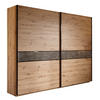 SCHWEBETÜRENSCHRANK in Eichefarben, Eiche Artisan  - Eichefarben/Anthrazit, Konventionell, Holzwerkstoff/Metall (240/226/63cm) - Xora