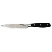 UNIVERSALMESSER 25 cm  - Edelstahlfarben/Dunkelbraun, Konventionell, Holzwerkstoff/Metall (25cm) - Homeware Profession.