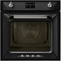 EINBAUBACKOFEN SOP6902S2PN  - Schwarz, Basics, Glas/Metall (59,7/59,2/54,8cm) - SMEG