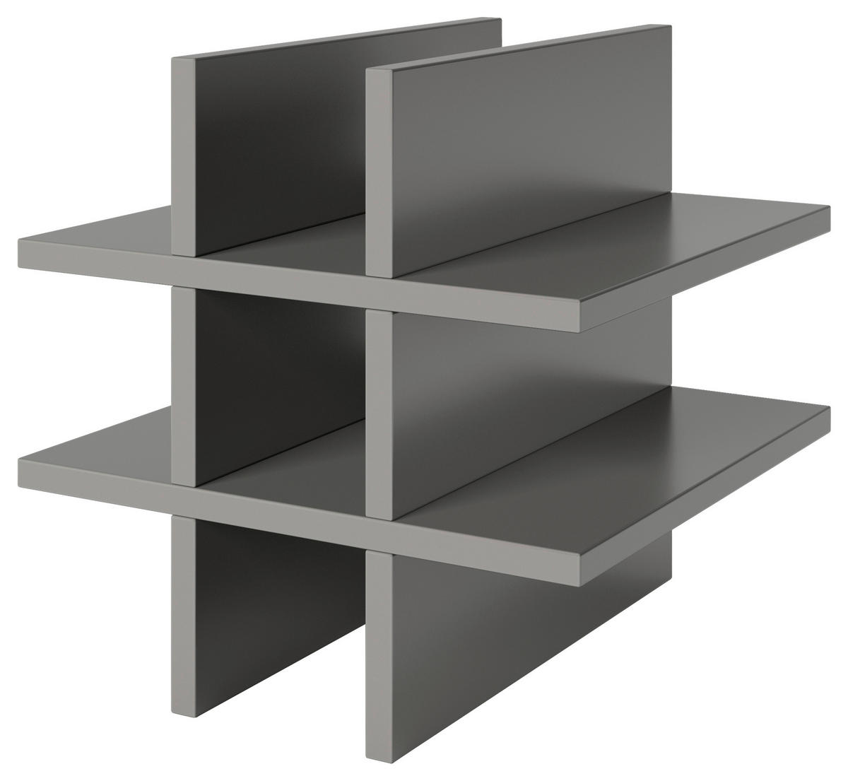 REGALEINSATZ - Grau, Basics, Holzwerkstoff (34/34/33,4cm) - MID.YOU
