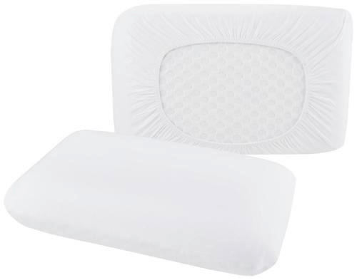 Schlafgut Kopfkissenbezug Pure Weiß 40-70x40-90 cm