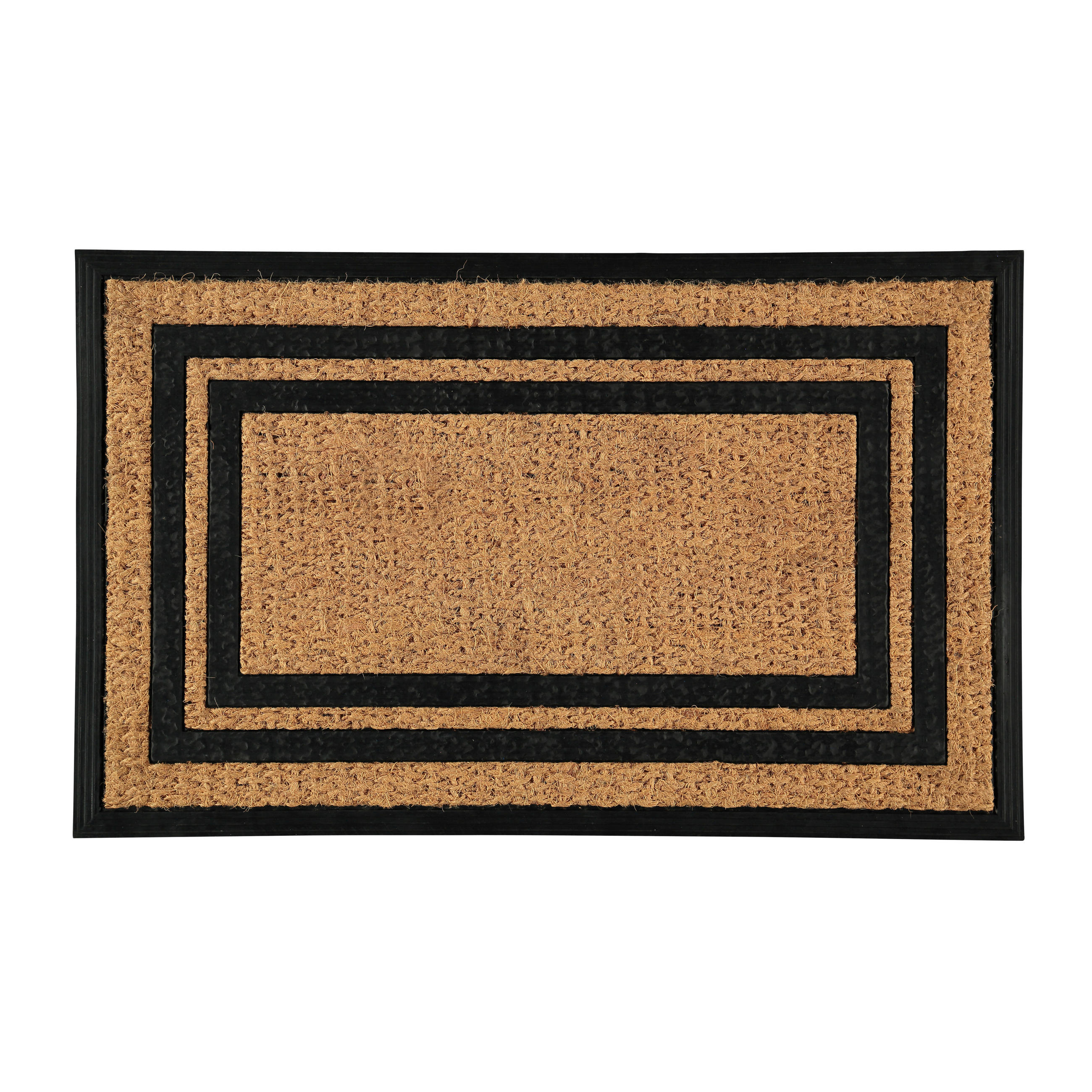 DÖRRMATTA - svart/naturfärgad, Basics, naturmaterial (50/1/80cm)