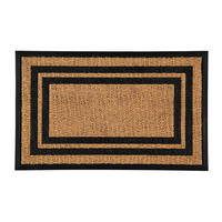 DÖRRMATTA - svart/naturfärgad, Basics, naturmaterial (50/1/80cm)