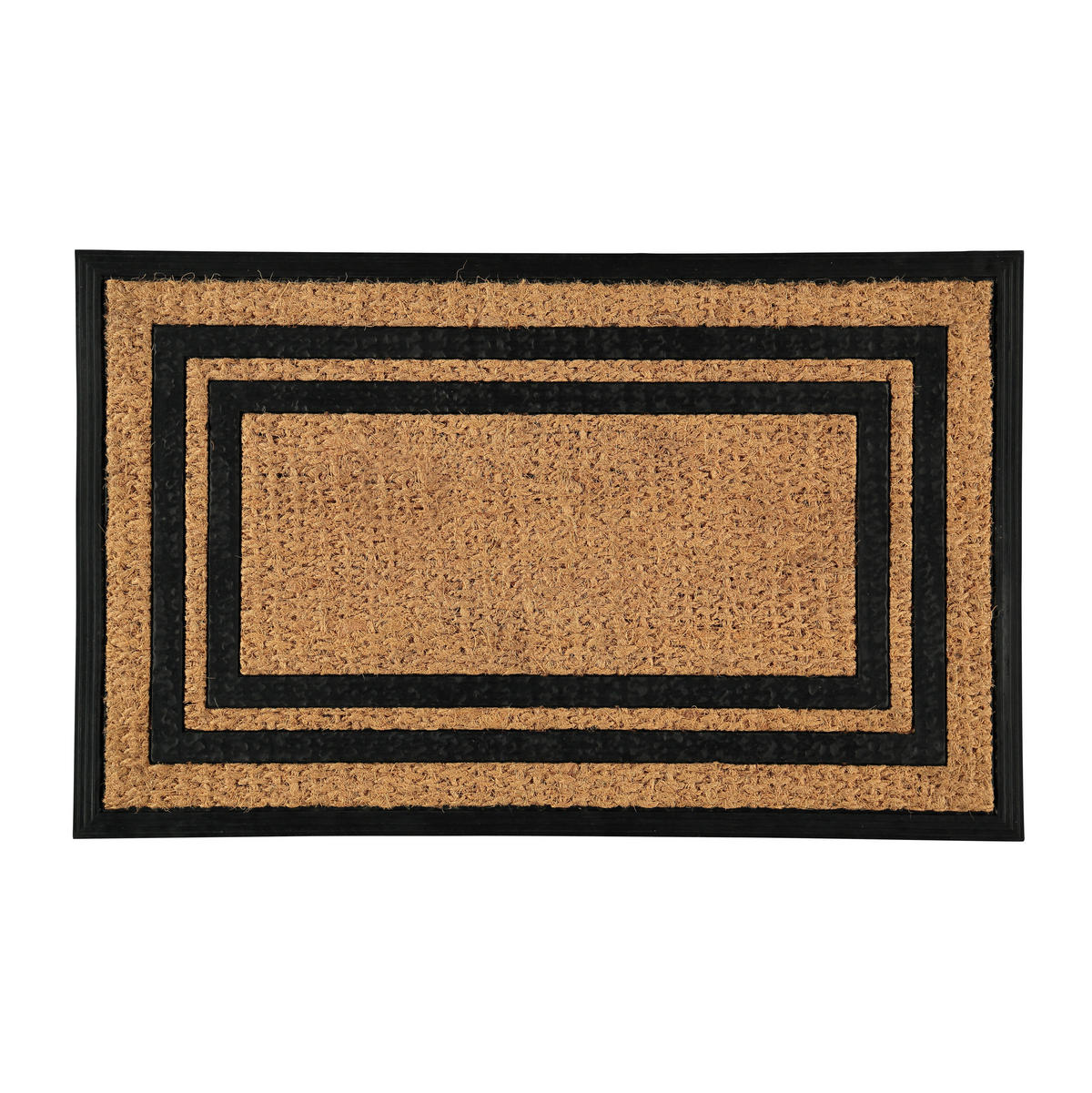 DÖRRMATTA - svart/naturfärgad, Basics, naturmaterial (50/1/80cm)