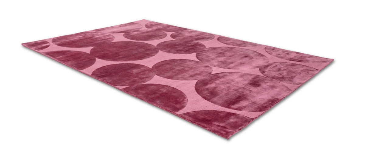 WEBTEPPICH 200/300 cm Circle Rot rechteckig  - Rot, Design, Textil (200/300cm) - Joop!