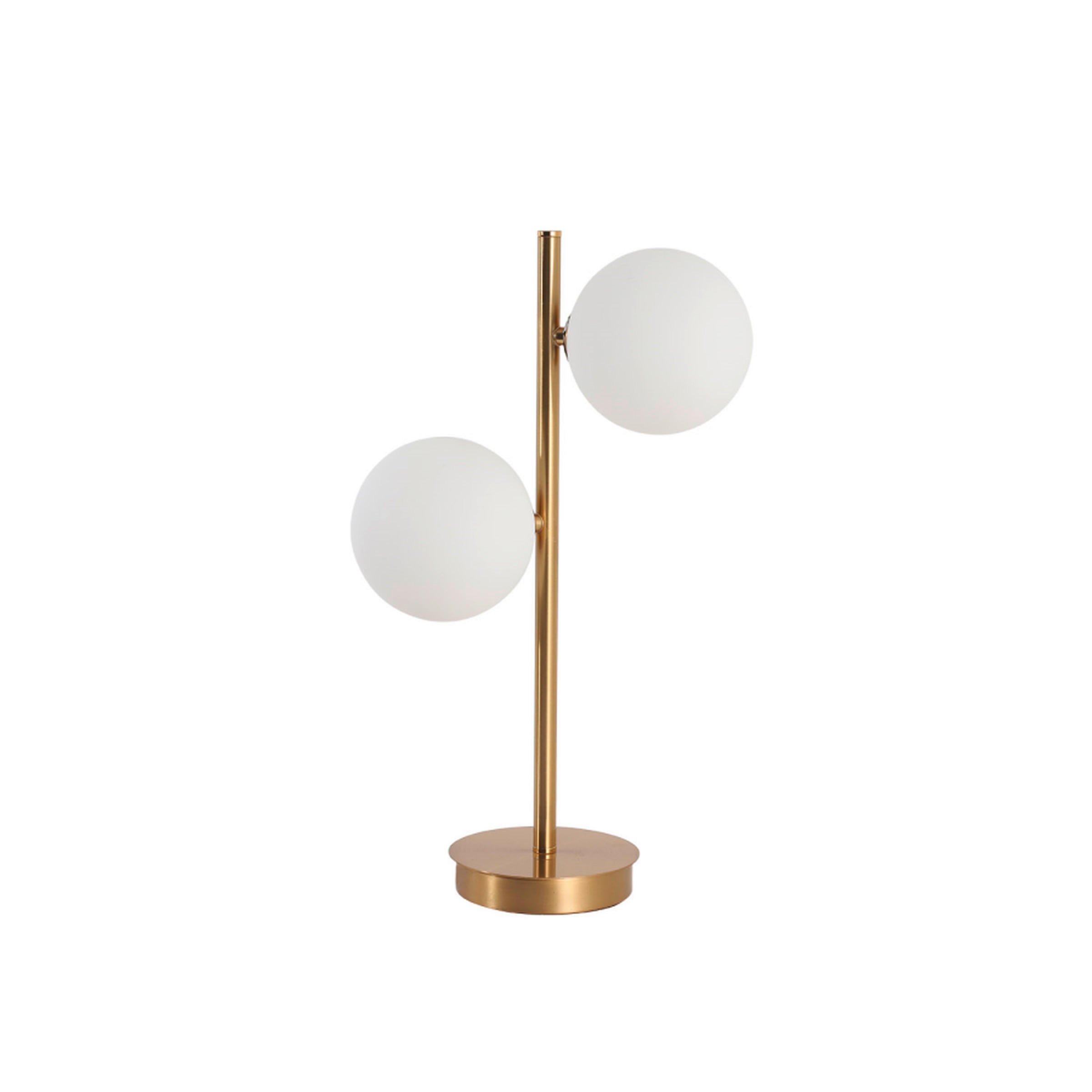 TISCHLEUCHTE   - Goldfarben, KONVENTIONELL, Metall (45/28/15cm)