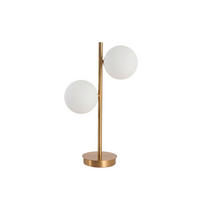TISCHLEUCHTE - Goldfarben, Konventionell, Metall (45/28/15cm)
