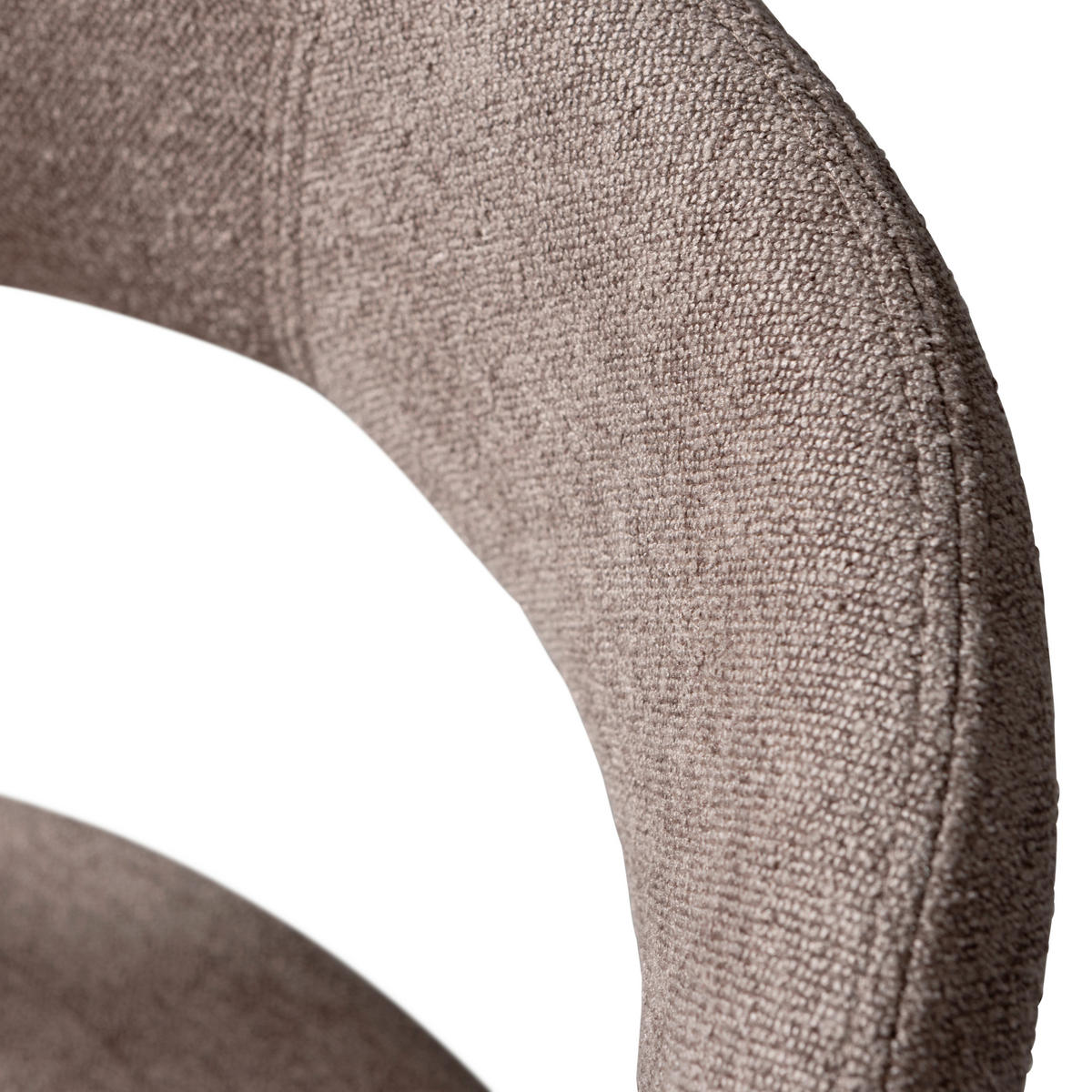 STUHL-SET 2 Stück  in Webstoff  - Taupe, MODERN, Textil (51/76/56cm) - Livetastic