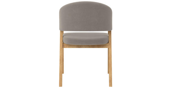 ARMLEHNSTUHL  Stoffauswahl Mikrofaser  - Hellgrau, KONVENTIONELL, Holz/Textil (59/81/60cm) - Carryhome