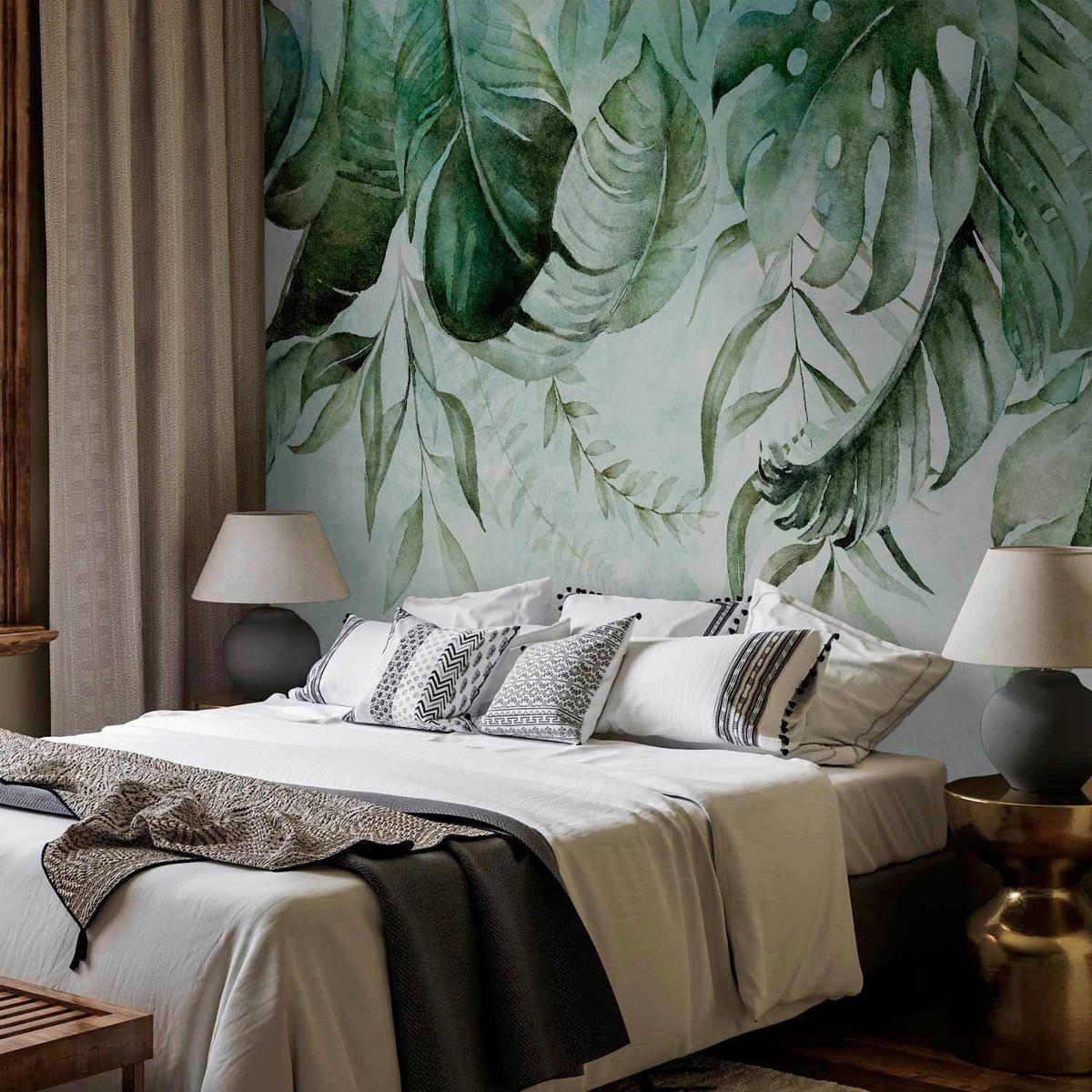 FOTOTAPETE  - Türkis/Grün, LIFESTYLE, Textil (100/70cm) - artgeist