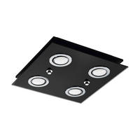 TAKLAMPA 2,8 W 29/29/7 cm  - svart, Basics, metall/glas (29/29/7cm) - Eglo