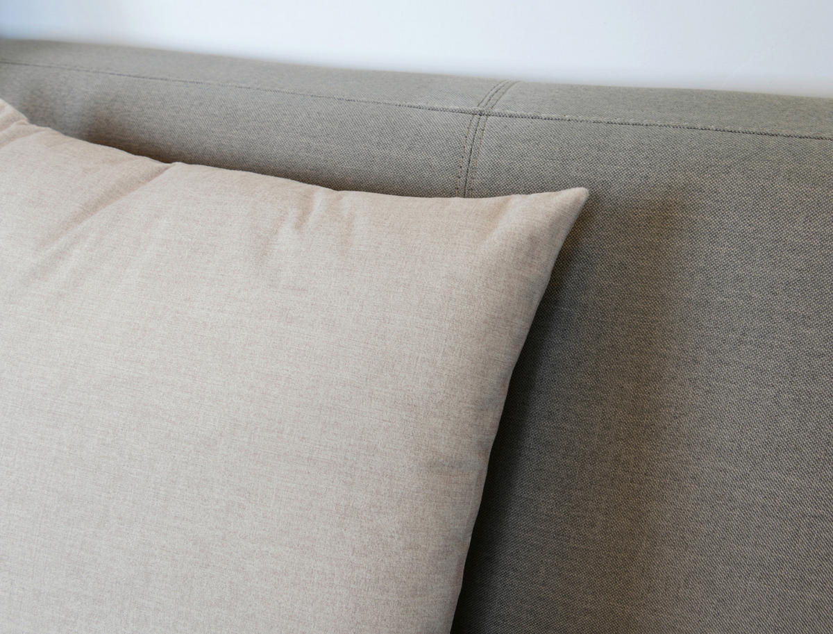 ZIERKISSEN   45/45/10 cm  - Sandfarben, Basics, Textil (45/45/10cm)
