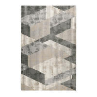WEBTEPPICH 133/200 cm Tamo Grau, Sandfarben, Beige  - Sandfarben/Beige, Design, Textil (133/200cm) - Esprit