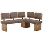 ECKBANK 180/140 cm  in Braun, Eichefarben  - Eichefarben/Braun, KONVENTIONELL, Holzwerkstoff/Textil (180/140cm) - Cantus