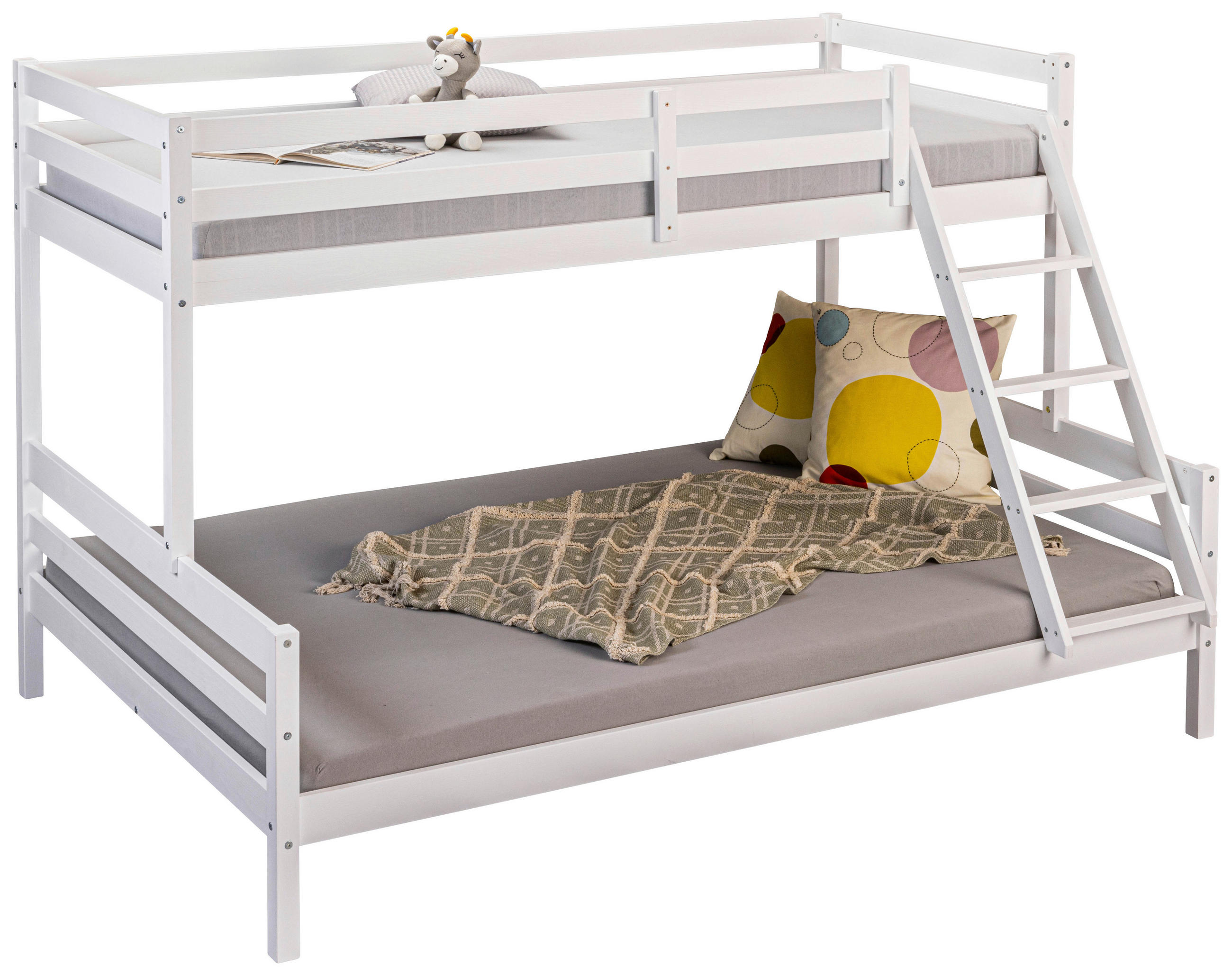 ETAGENBETT 90-140/200 cm Weiß  - Weiß, MODERN, Holz (90-140/200cm) - MID.YOU