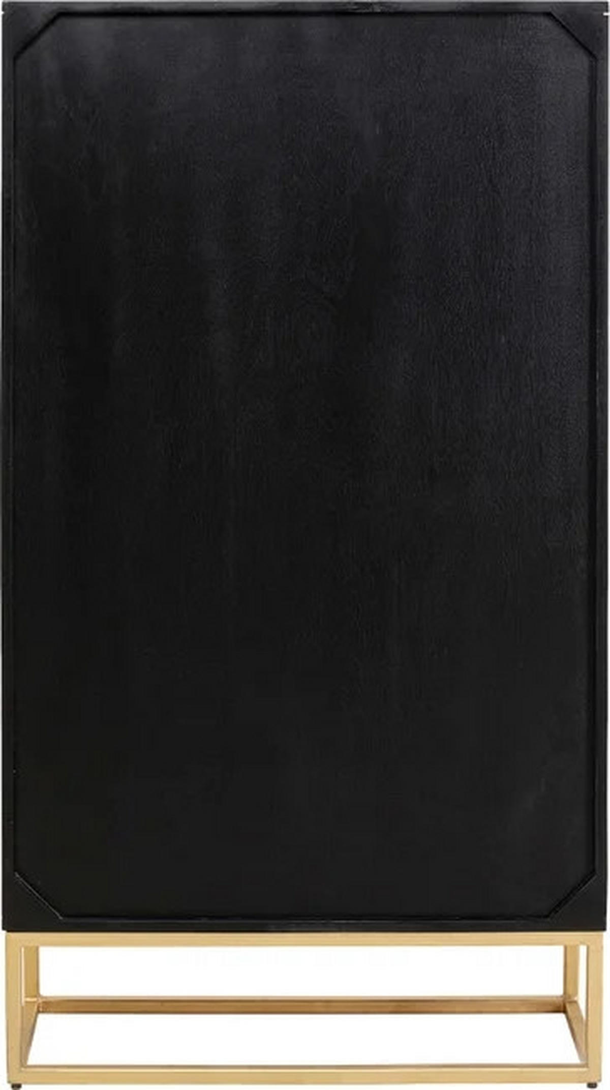 SCHRANK Braun, Goldfarben  76/140/30 cm  - Goldfarben/Braun, Design, Holz/Metall (76/140/30cm) - Kare-Design