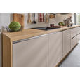 KÜCHENLEERBLOCK XO 15 344 cm  in Grau, Eichefarben  - Edelstahlfarben/Eichefarben, Design, Holzwerkstoff/Metall (344cm) - Xora