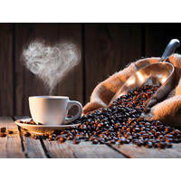 LEINWANDBILD Kaffee 30/40 cm  - Multicolor, Basics, Holz/Papier (30/40cm)