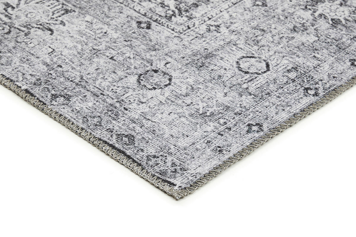 VINTAGE-TEPPICH 120/170 cm Lago Grau  - Grau, LIFESTYLE, Textil (120/170cm) - Novel
