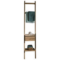 HANDTUCHLEITER 37/184,6/35 cm  - Eichefarben, Design, Holz (37/184,6/35cm) - Voglauer