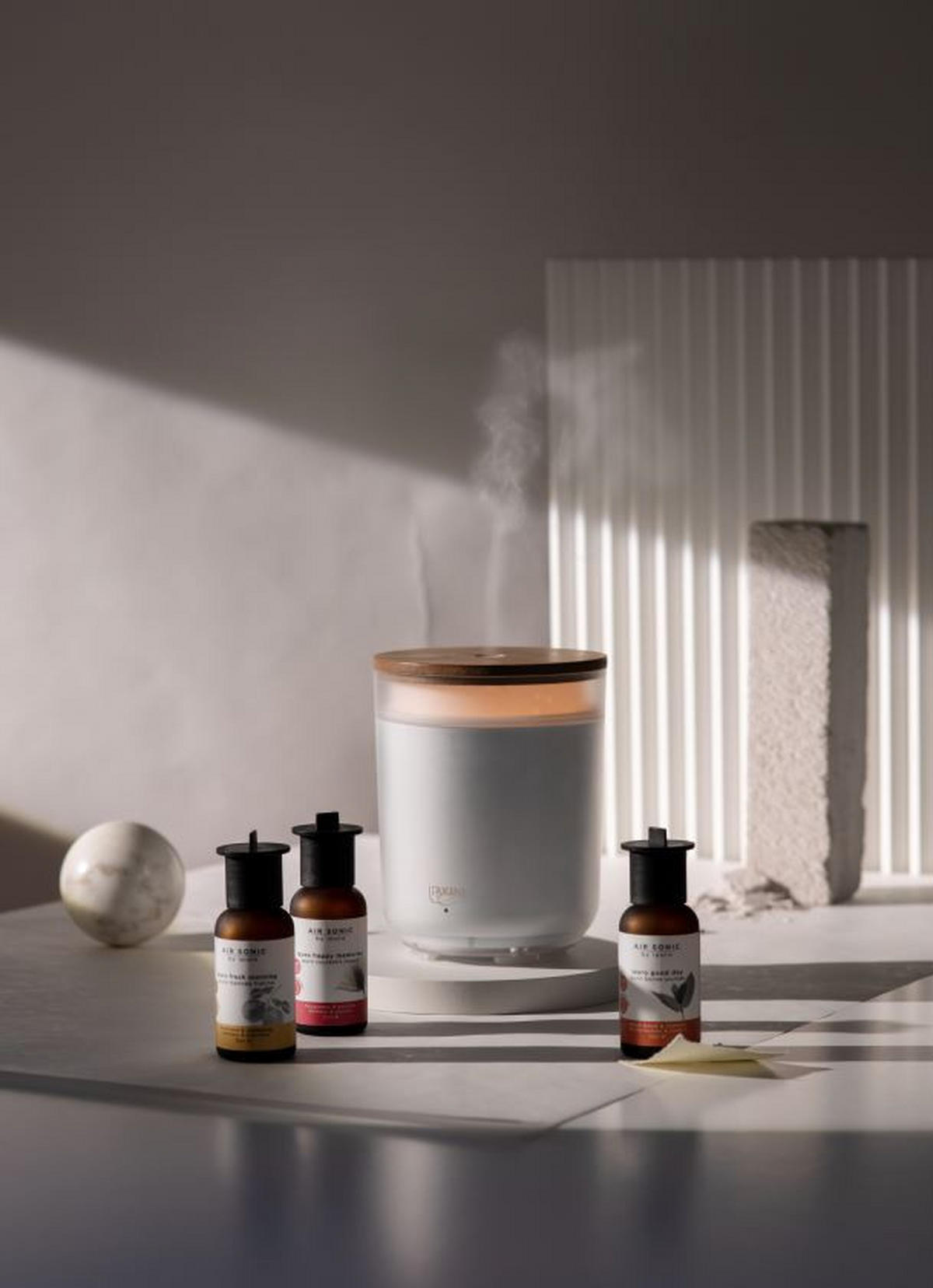 DIFFUSER Air Sonic  - Weiß, Basics (13,5/13,4/15,8cm) - Ipuro