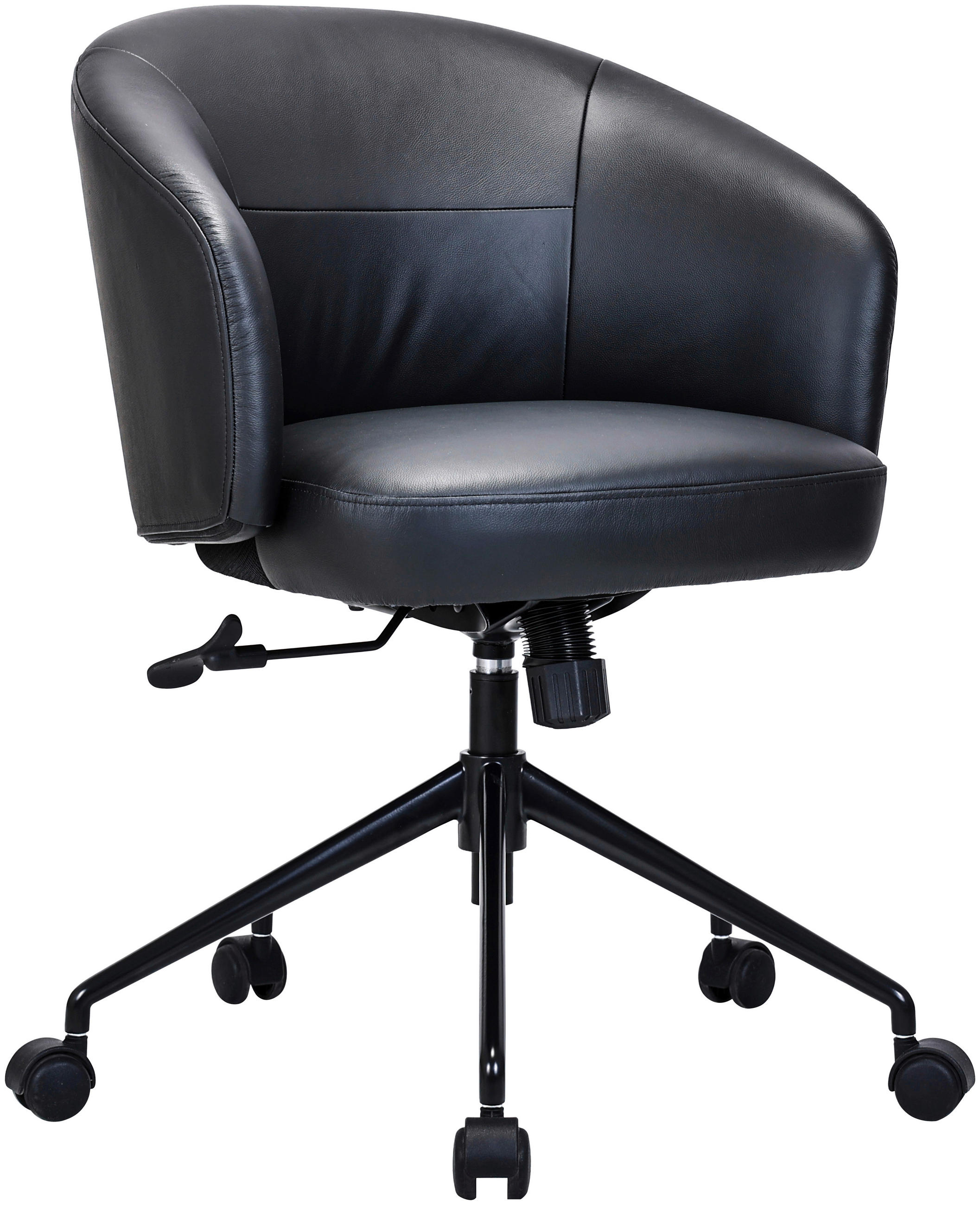 Novel Drehstuhl Schwarz 62x79.5-87.5x61.5 cm