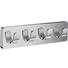 HAKENLEISTE - Chromfarben, Basics, Metall (24,8/5/4cm) HAKENLEISTE - Chromfarben, Basics, Metall (24,8/5/4cm)