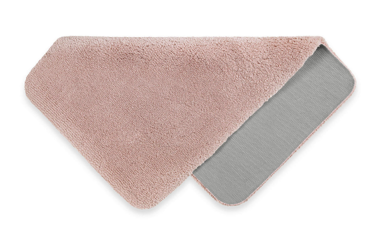 BADTEPPICH Hellrosa 55/65 cm  - Hellrosa, Basics, Kunststoff/Textil (55/65cm) - WECON HOME BASIC