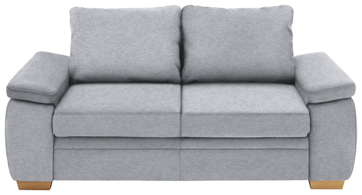 SCHLAFSOFA  in Hellgrau  - Hellgrau, KONVENTIONELL, Holz/Textil (196/90/100cm) - Beldomo Style
