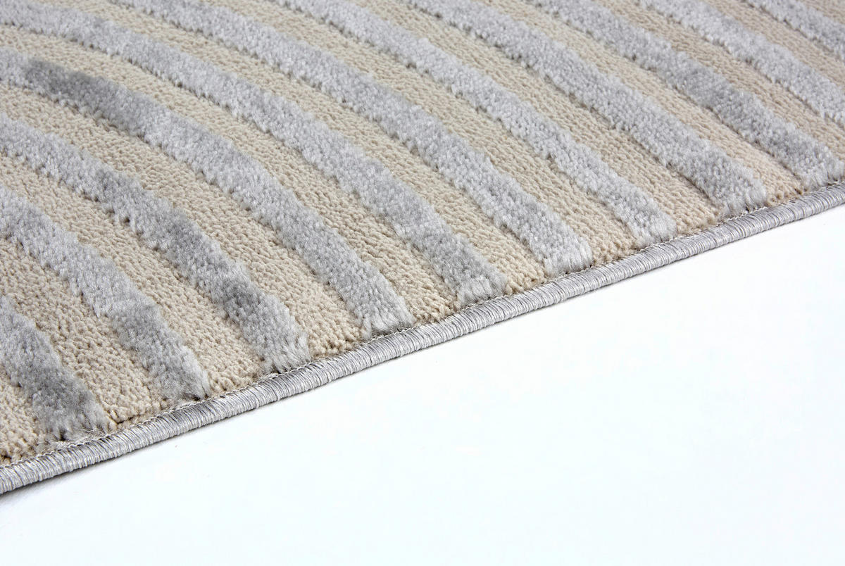 WEBTEPPICH 160/230 cm Jules Silberfarben rechteckig  - Silberfarben, Basics, Kunststoff/Textil (160/230cm) - Astra