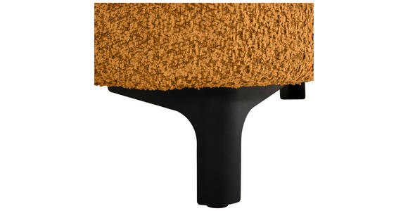 3-SITZER-SOFA  in Chenille Goldfarben  - Goldfarben/Schwarz, KONVENTIONELL, Textil/Metall (228/84/99cm) - Carryhome