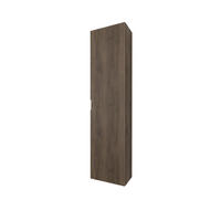 MIDISZEKRÉNY 35/140/20 cm  - diószínű, Basics, faalapú anyag/Üveg (35/140/20cm) - Welnova