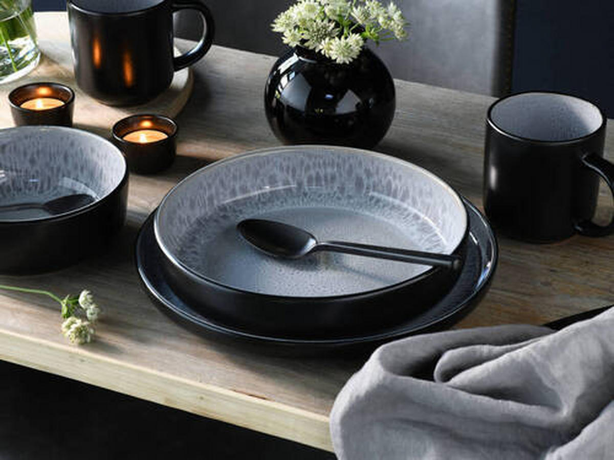 KOMPLETT SERVIS 30 delar  - ljusgrå, Trend, keramik - Creatable
