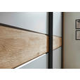SCHWEBETÜRENSCHRANK  in Eichefarben, Hellgrau  - Eichefarben/Hellgrau, Design, Holz/Holzwerkstoff (270/225,5/60cm) - Xora