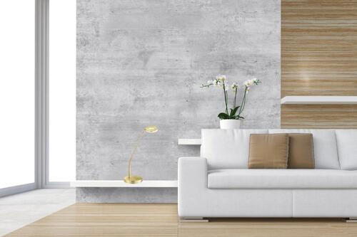 LED-TISCHLEUCHTE DENT 16/60 cm   - Messingfarben, Design, Metall (16/60cm) - Fischer & Honsel