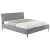 POLSTERBETT 160/200 cm  in Graphitfarben, Grau, Hellbraun  - Hellbraun/Schwarz, Design, Holz/Textil (160/200cm) - Esposa
