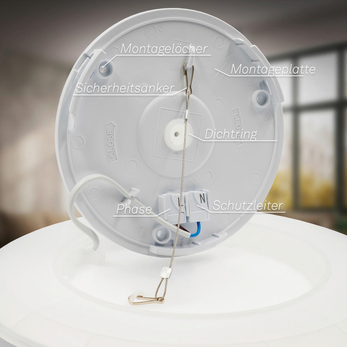 LED-PANEEL Tava A 29,3/2,8 cm   - Weiß, Basics, Kunststoff (29,3/2,8cm)