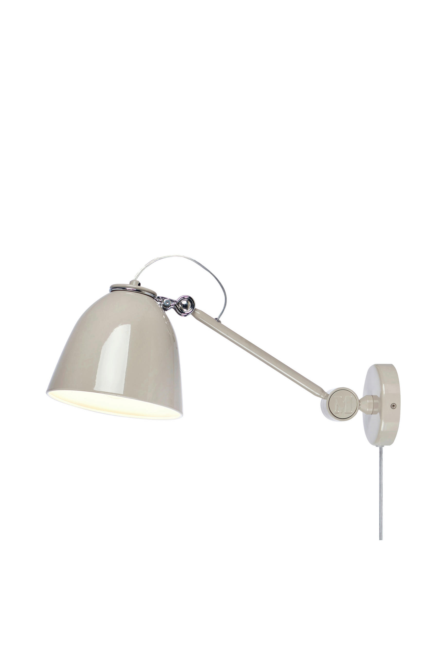 WANDLEUCHTE - Greige, Design, Metall (18/47/20cm) - Markslöjd